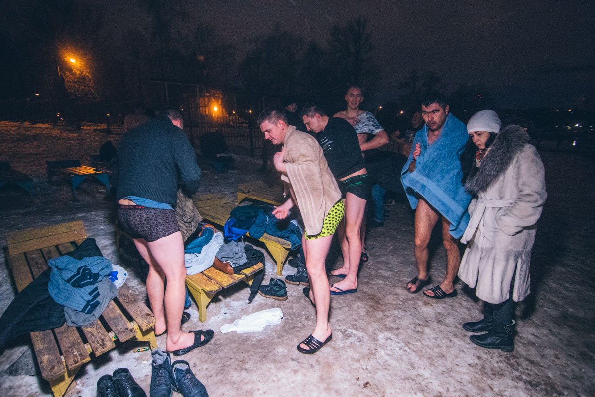 моржи голые крещение 
