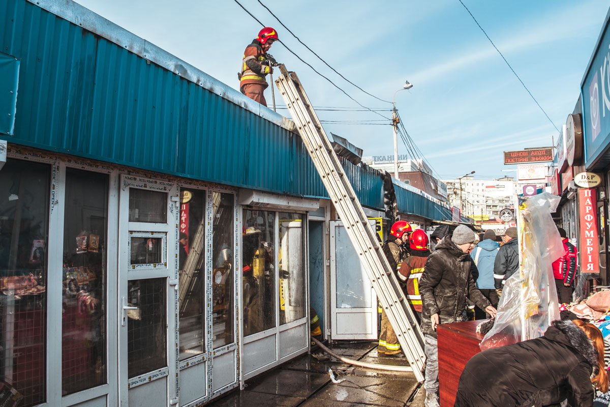 20 января в Киеве на улице Малышко произошел пожар