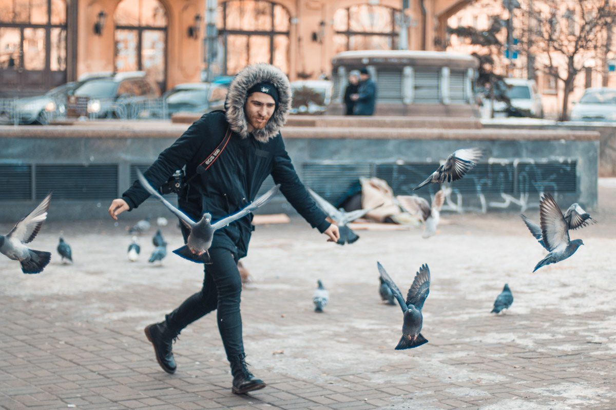 Оператору всегда есть, чем занять себя на съемке