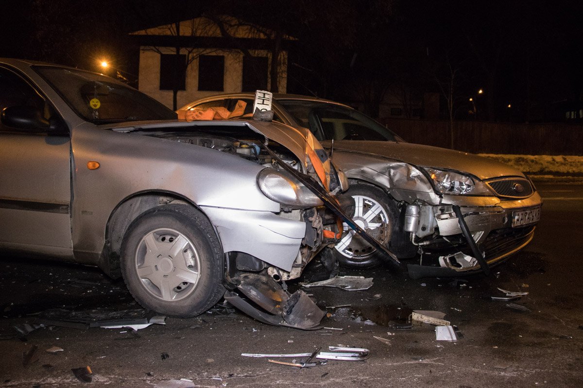  Обе машины получили серьезные повреждения