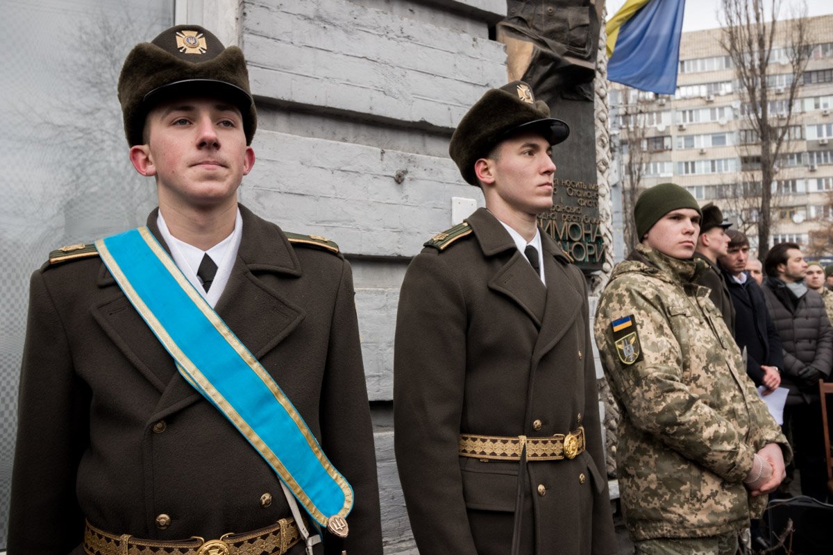 Ученики военного училища также посетили открытие памятки Ученики военного училища также посетили открытие памятки