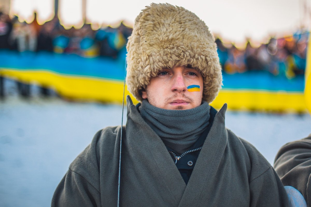 Когда любишь Украину, мороз не пугает Когда любишь Украину, мороз не пугает