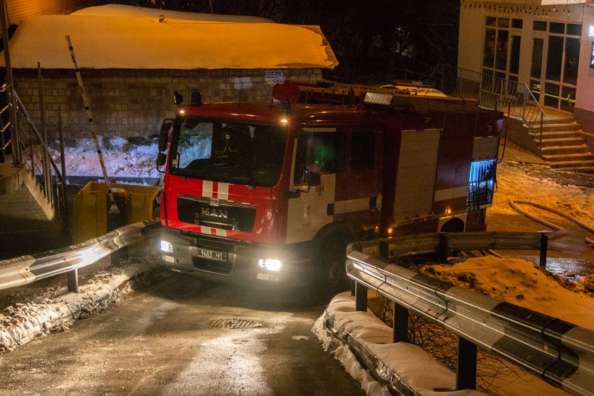 На месте работали две единицы пожарно-спасательной техники
