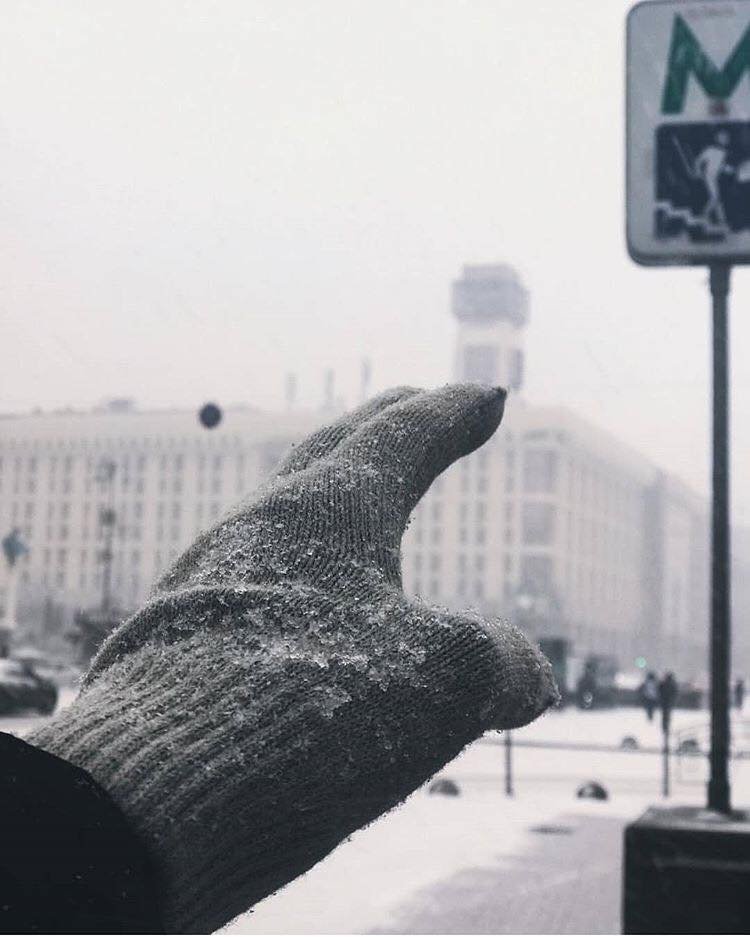 Морозный воздух - будто стеклянный. Фото: @ig_shevchenko
