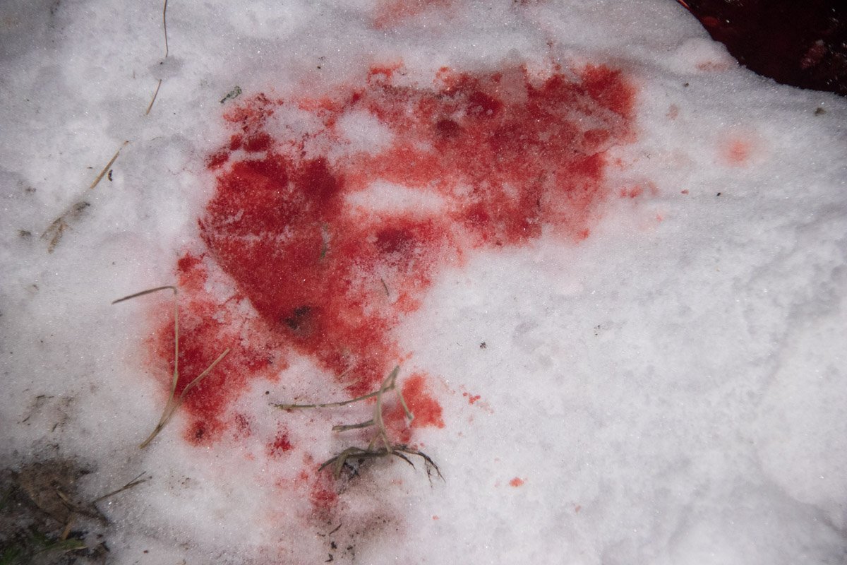 Мужчина был одет в домашнюю одежду