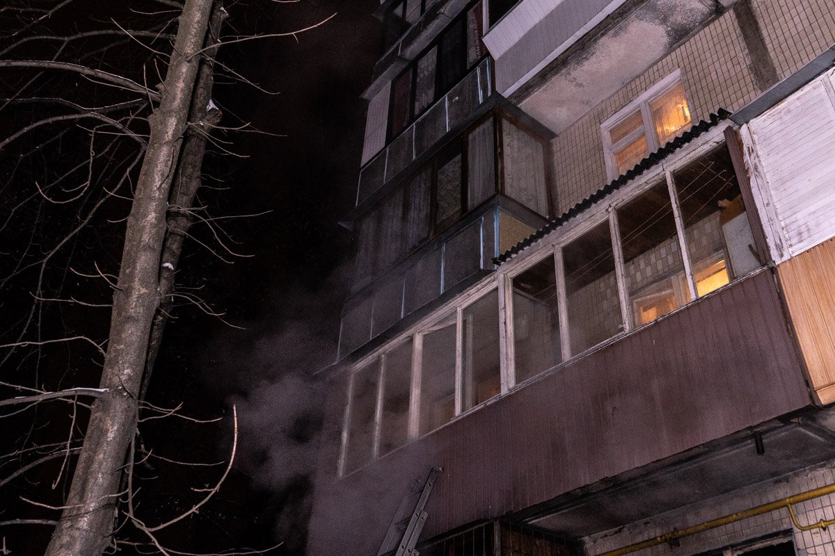 В пожаре на Виноградаре пострадал мужчина