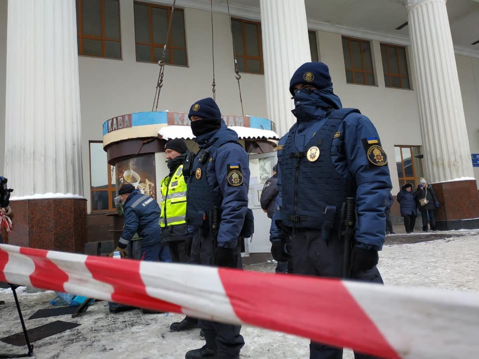 На месте дежурили правоохранители На месте дежурили правоохранители