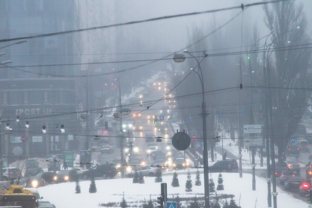 Затуманенные узоры мегаполиса