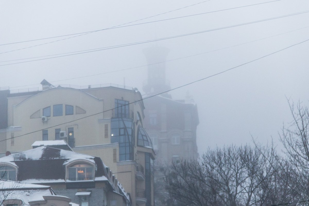 Едва ли можно разглядеть что-то вдали