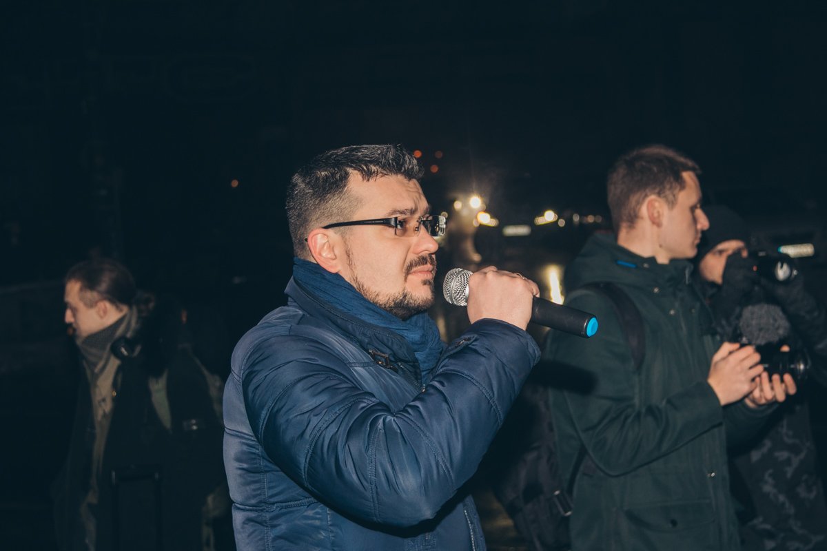 Организовал факельное шествие «Национальный Корпус» Организовал факельное шествие «Национальный Корпус»