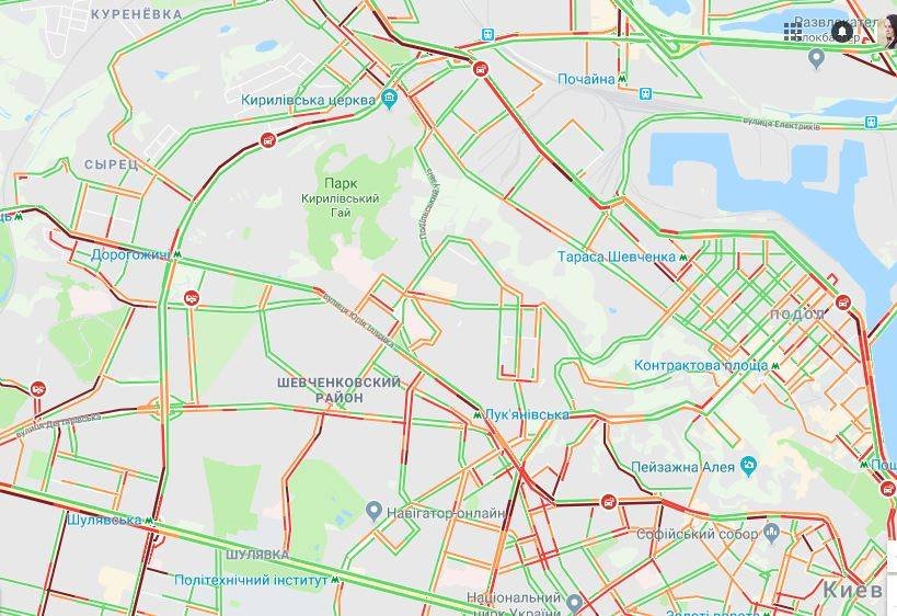 Доехать до центра крайне затруднительно