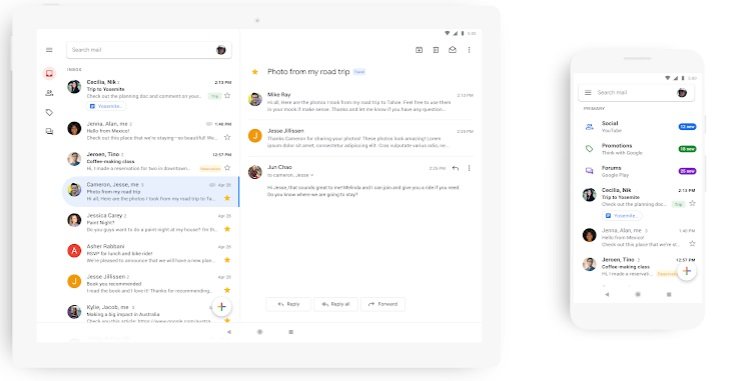 Google готовятся к редизайну Gmail
