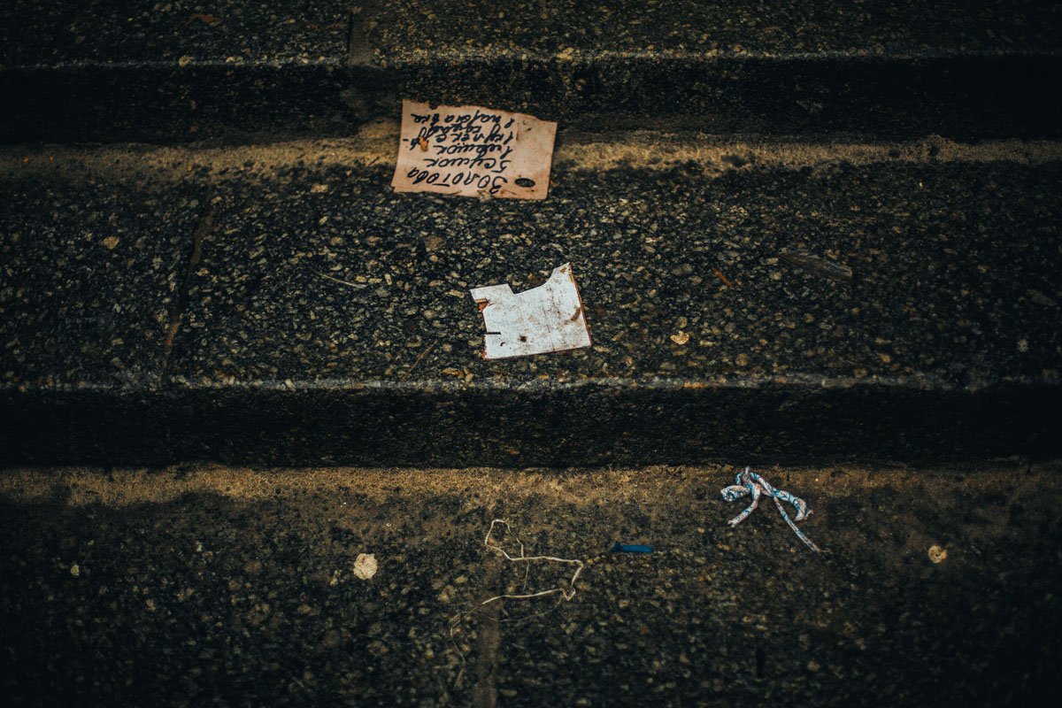 После себя они, к сожалению, оставили много мусора