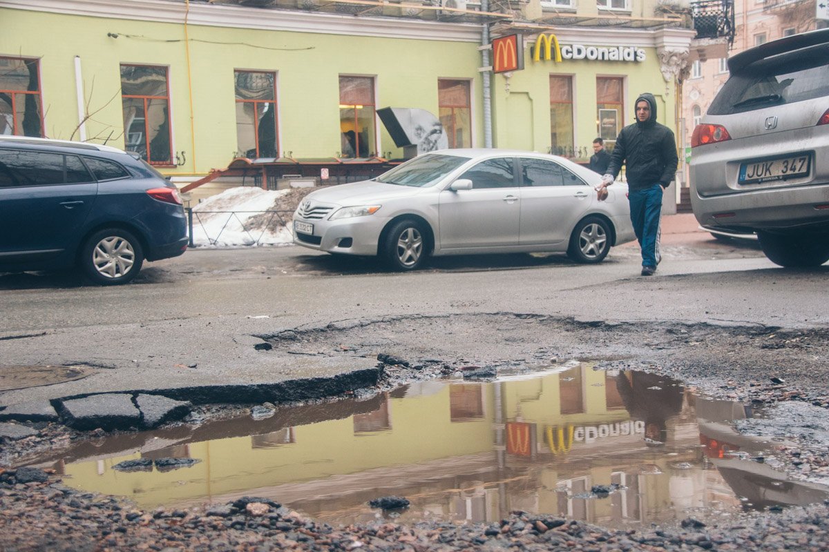 Некоторые участки дороги выглядят вот так