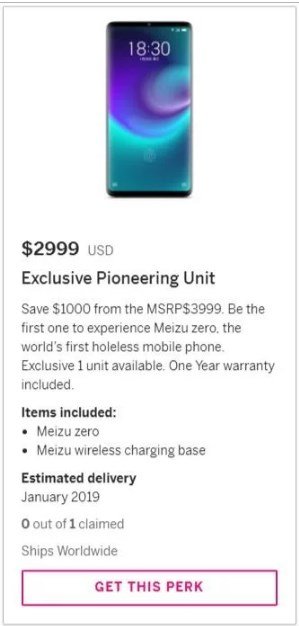 3 000 долларов стоит эксклюзивная версия Meizu Zero 3 000 долларов стоит эксклюзивная версия Meizu Zero