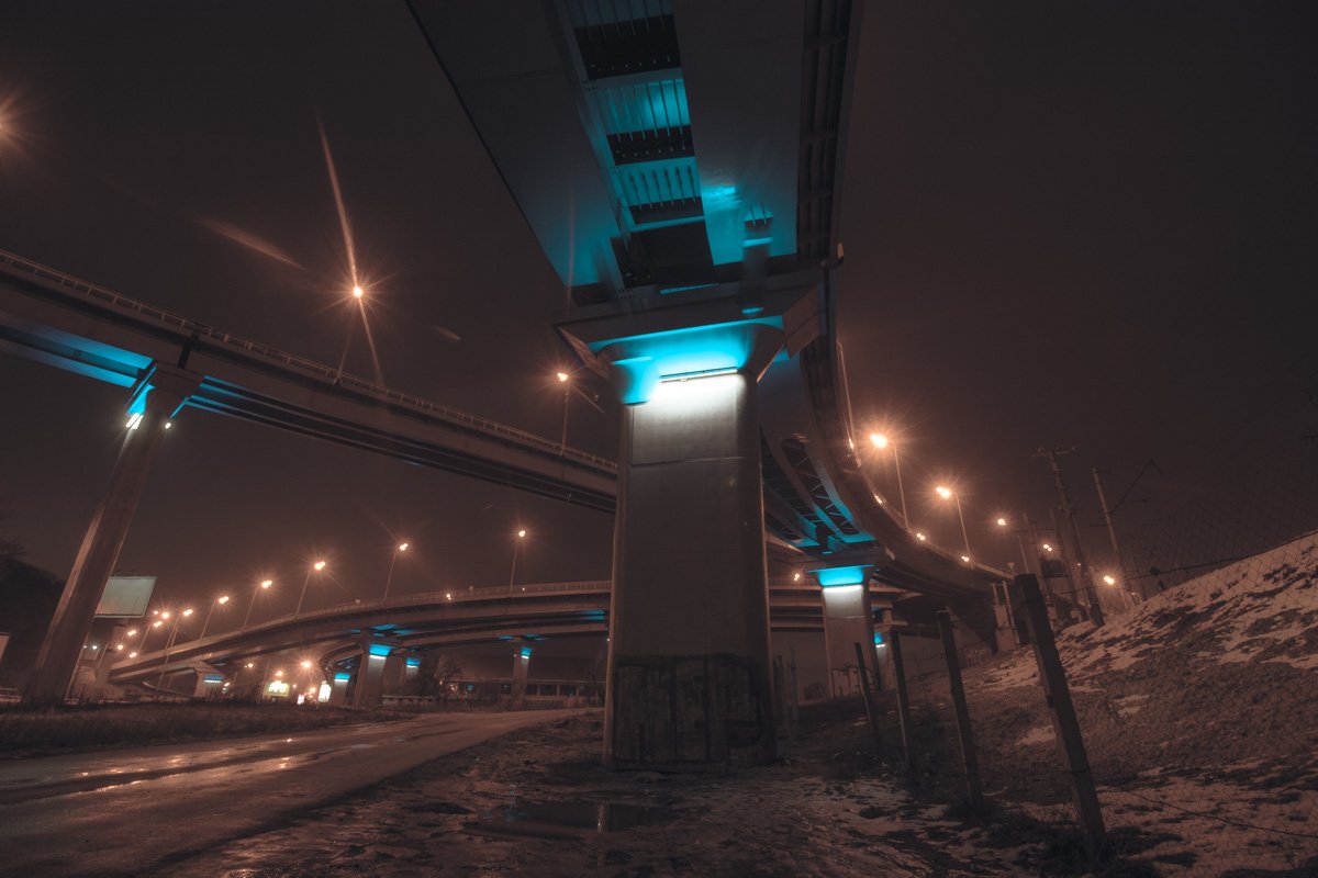 Развязки Дарницкого моста впечатляют по-особенному