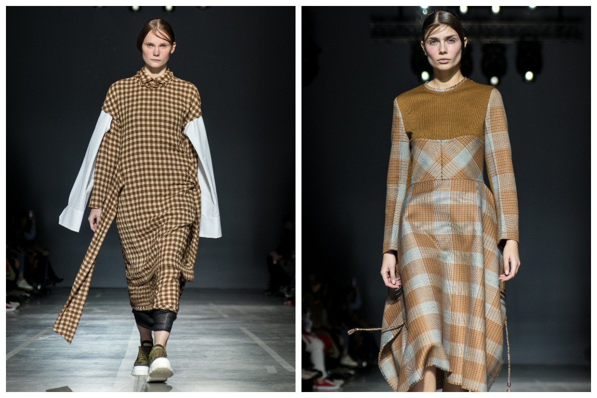 Девушка использовала при создании образов натуральные фактурные ткани и платки из козьего пуха