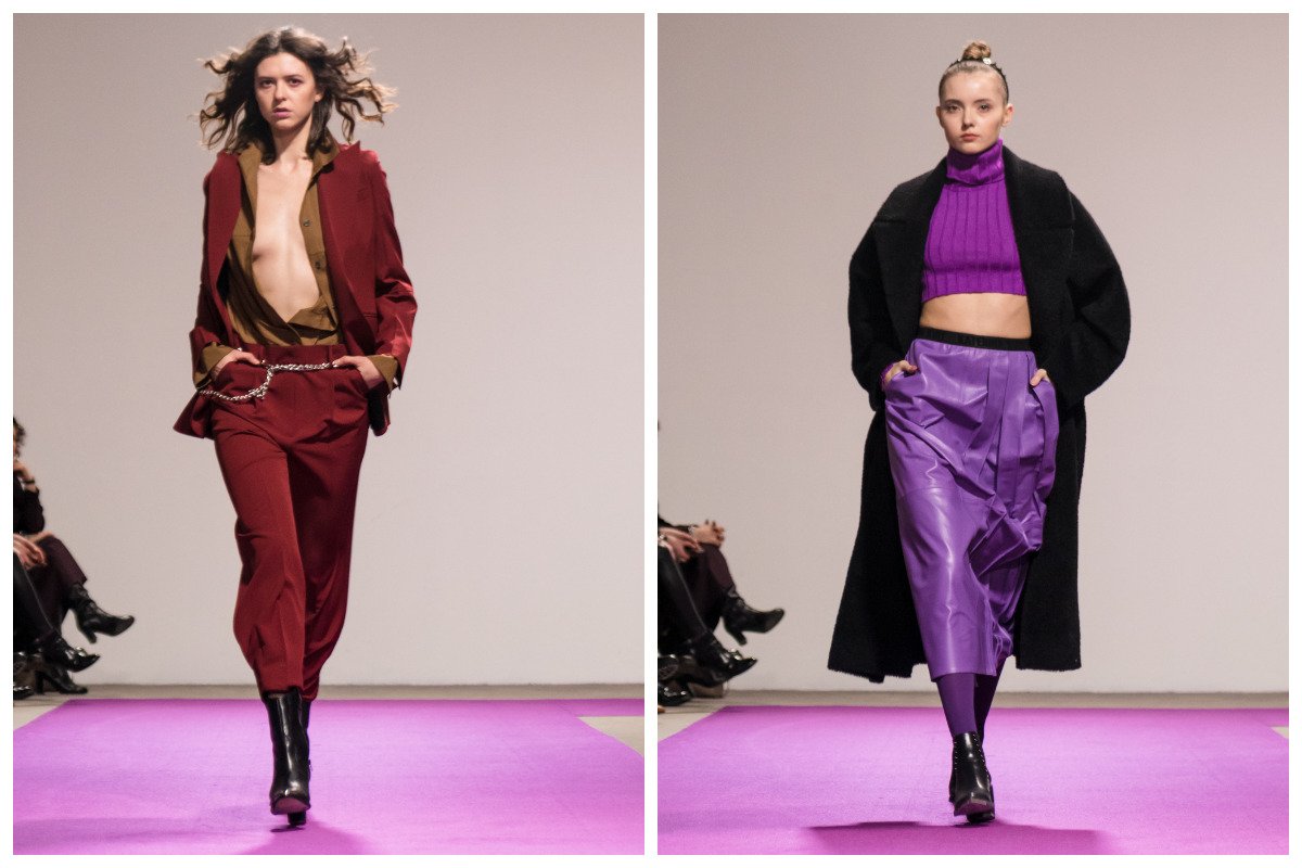 Изюминкой показа стал волшебный лиловый цвет Изюминкой показа стал волшебный лиловый цвет