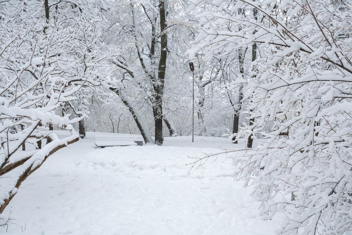 Снег превратил столицу в сказочный городок и избавил от обыденной серости Снег превратил столицу в сказочный городок и избавил от обыденной серости