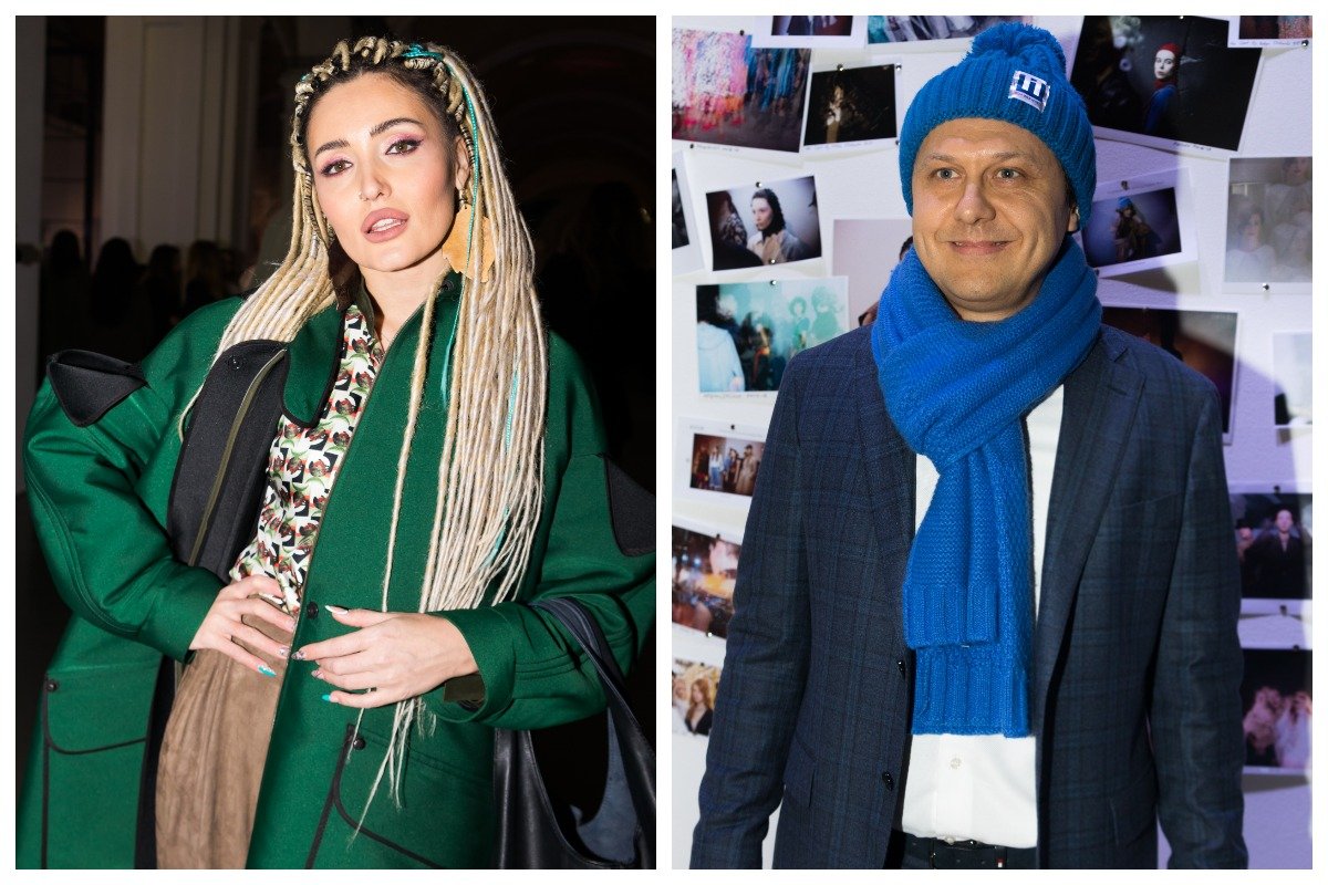 Анна Добрыднева покоряла всех своей прической, а Игорь Шевченко разбавил официальный образ забавными шарфом и шапкой