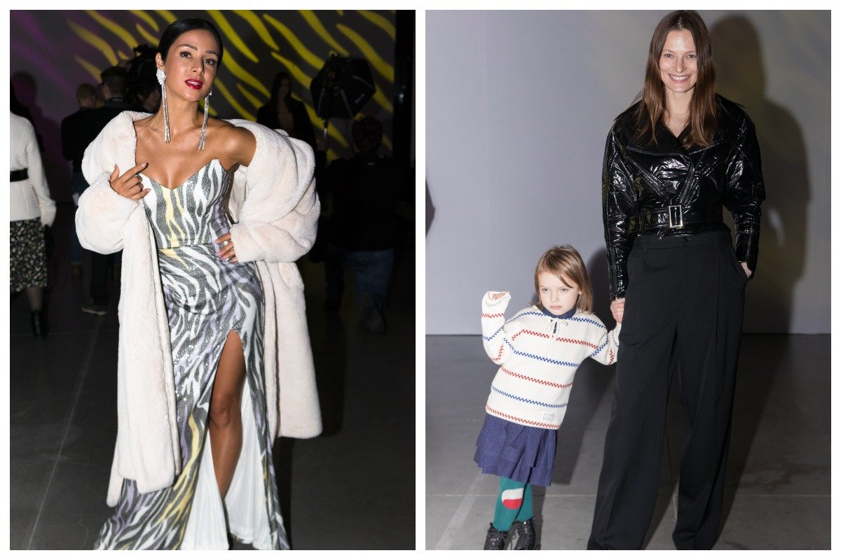 Злата Огневич пришла на Ukrainian Fashion Week в голливудском образе, а Татьяна Рубан привела с собой маленькую дочку