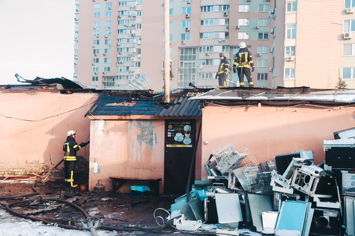 7 февраля в Киеве по адресу улица Раисы Окипной, 16 произошел пожар