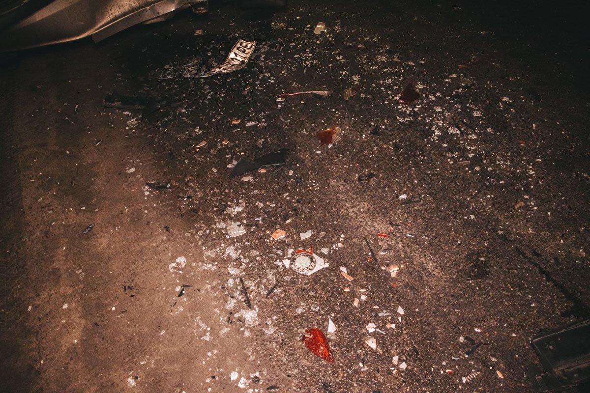 Наибольшие повреждения получил автомобиль BMW Наибольшие повреждения получил автомобиль BMW