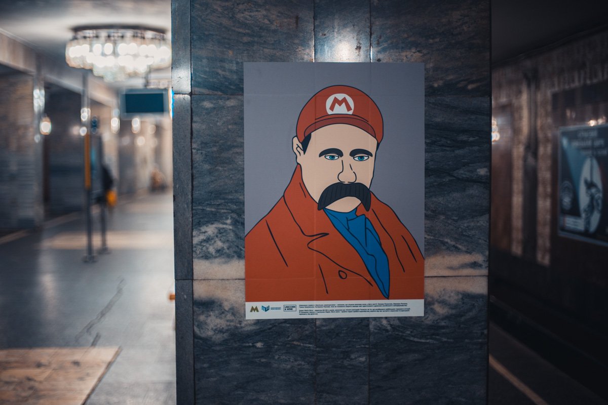 Супер-Шевчарио готов истреблять вредных черепашек и собирать грибочки