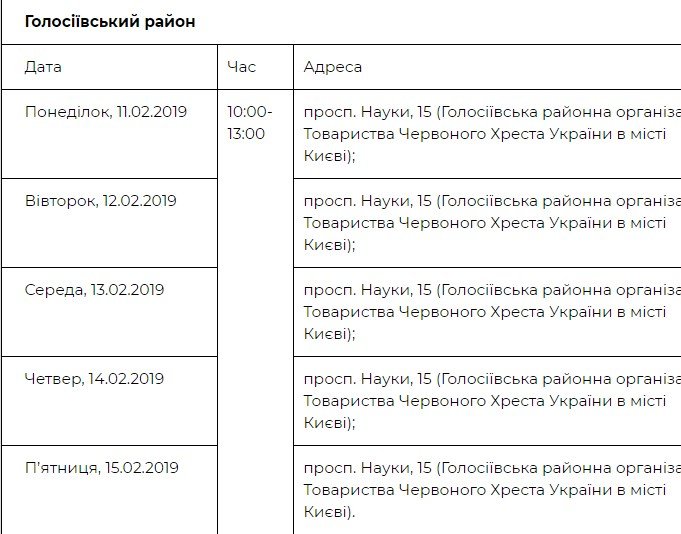 Где можно пройти бесплатное обследование в Голосеевском районе
