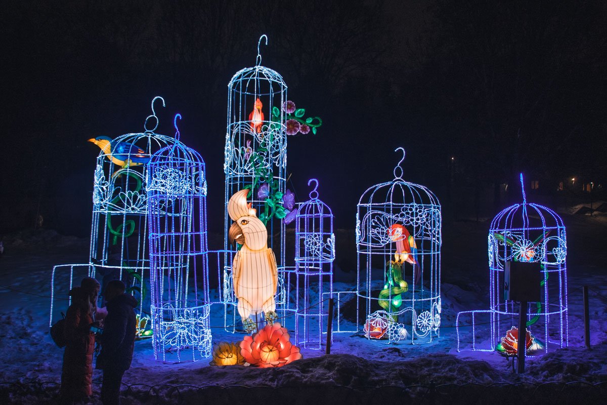 На Певческом поле можно увидеть шоу огня и света, аниматронику, встретить мастеров рукодельных изделий и послушать тематическую музыку