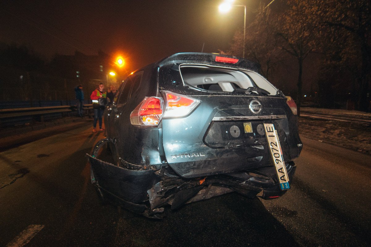 Kia влетел в Nissan