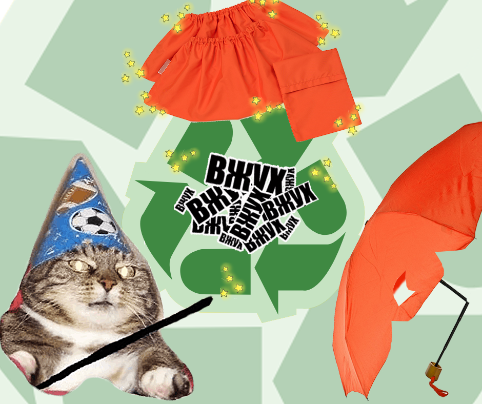 Жителей Киева призывают сдавать поломанные зонтики на переработку Жителей Киева призывают сдавать поломанные зонтики на переработку