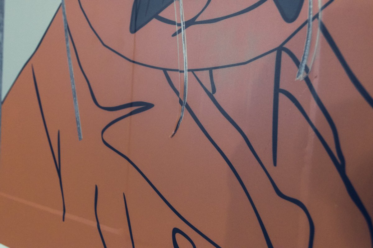 Изображения Тараса Шевченко были размещены на колонах станции