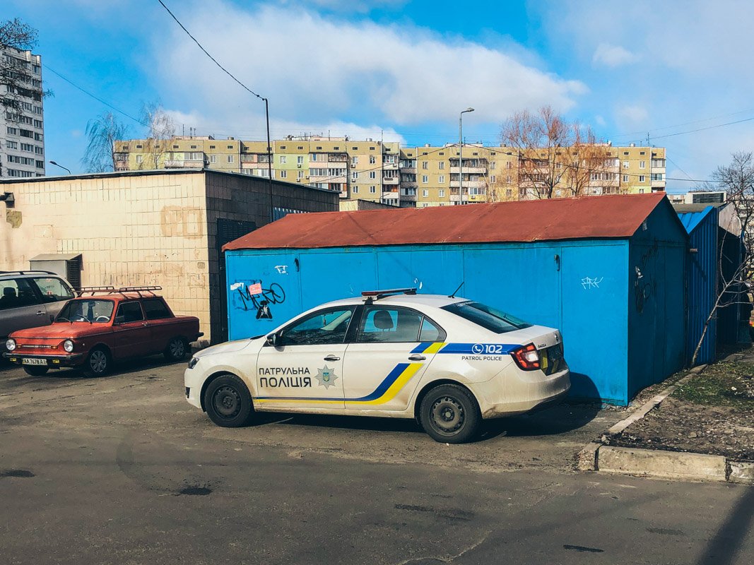 На месте происшествия работал наряд патрульной полиции 