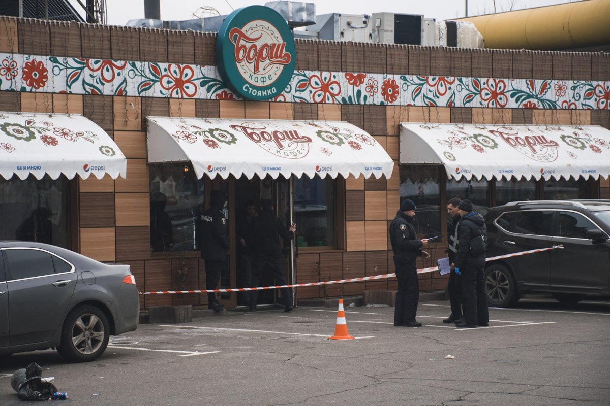 На парковке возле заправки KLO под Киевом конфликт завершился перестрелкой