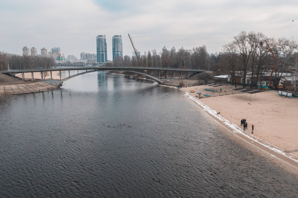 Кряквы, так величают в народе крылатых жителей водоемов, живут в реке Днепр семьями по 30-40 уток