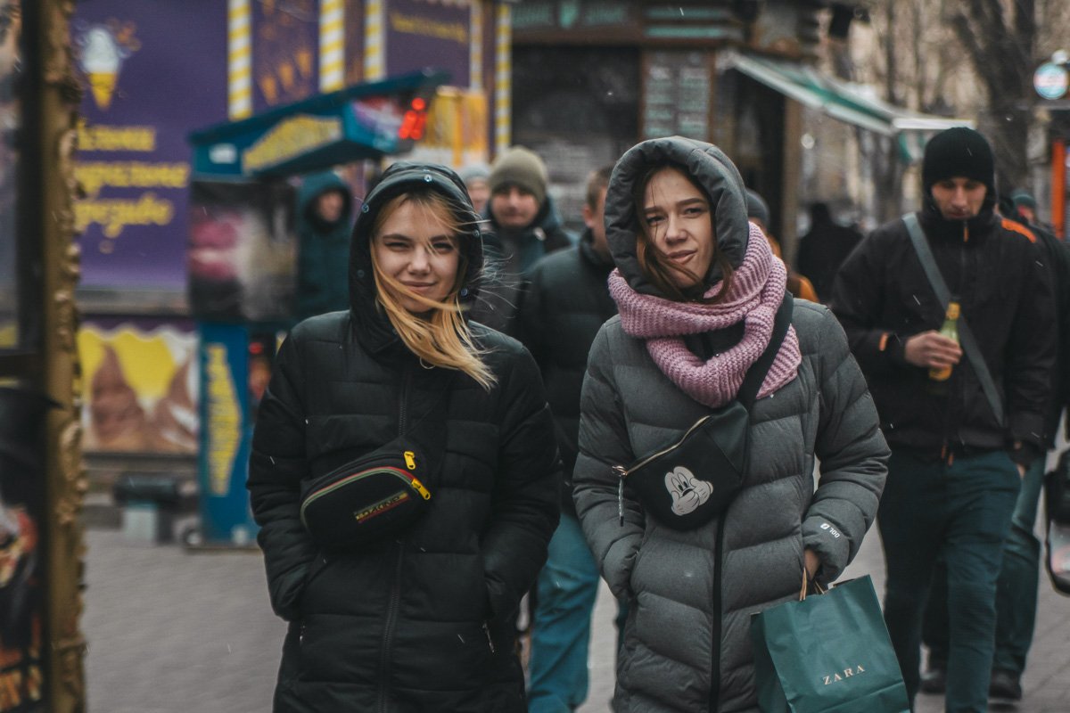 Ну наконец-то, довольные улыбки, главное в капюшонах, чтоб ушки не замерзли