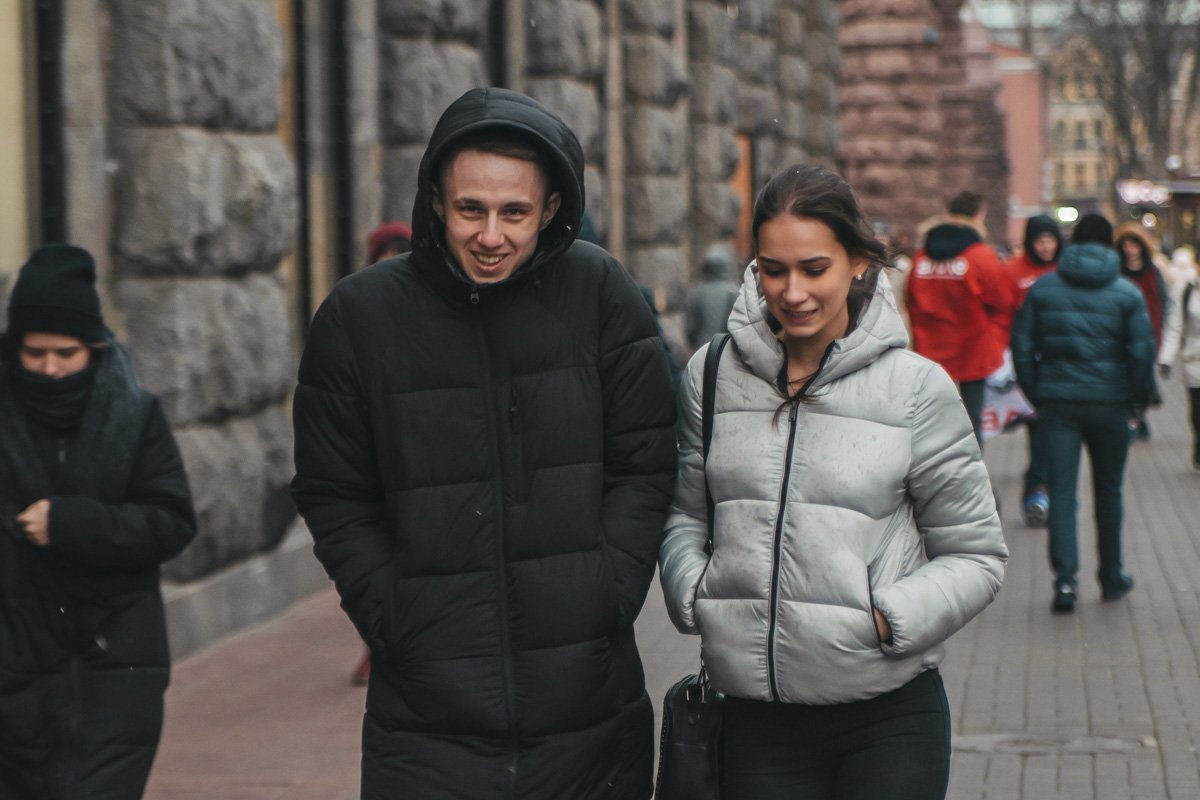 Кажется, что они и мерзнут, и кайфуют одновременно. Вот молодцы!