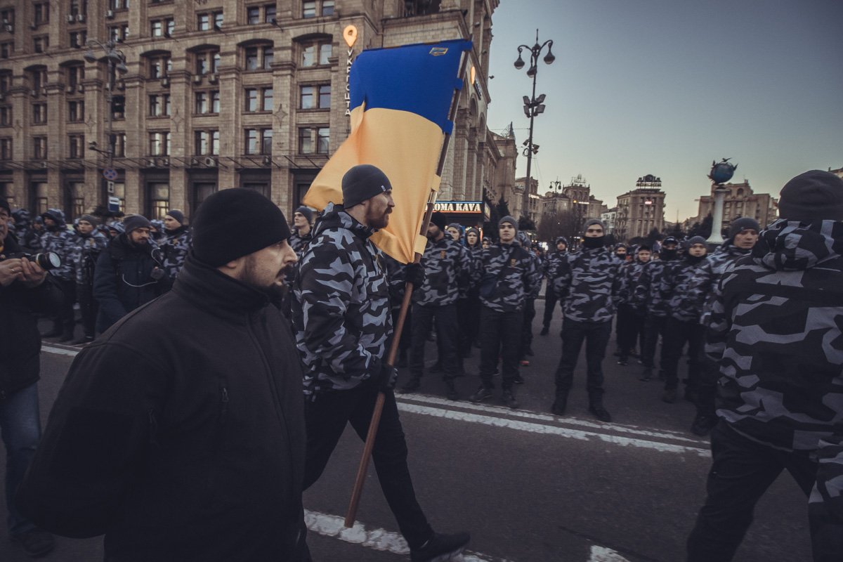 Дружинники прочитали молитву националиста
