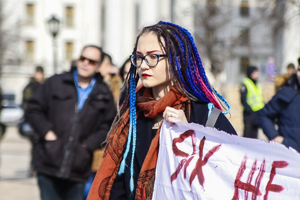 Во время акции были потасовки, но, к счастью, никто не пострадал