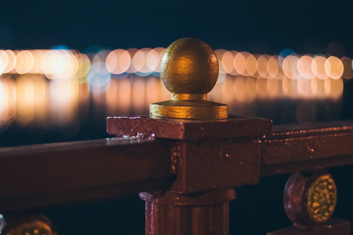 Новые перила Паркового моста Новые перила Паркового моста