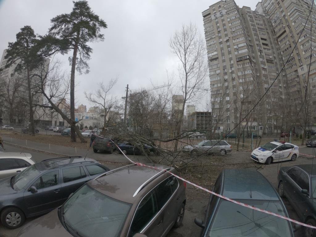 Однако сами автомобили получили серьезные повреждения