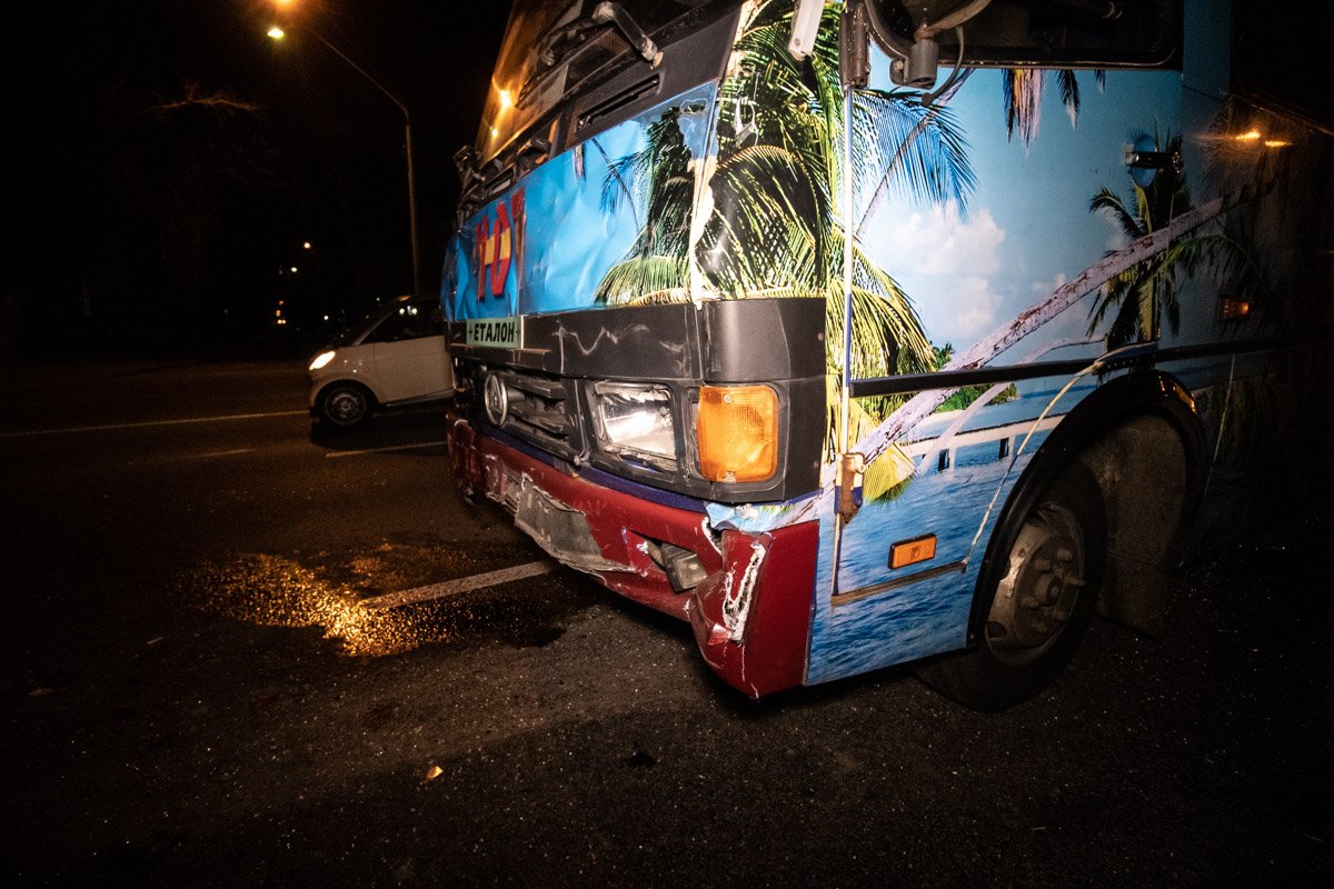 Автобус вез пассажиров из Житомира 