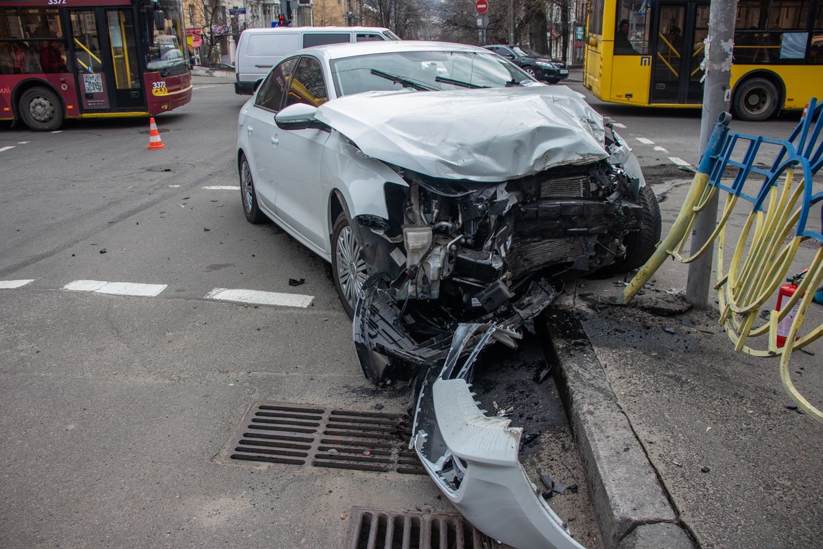 Пострадал водитель Volkswagen