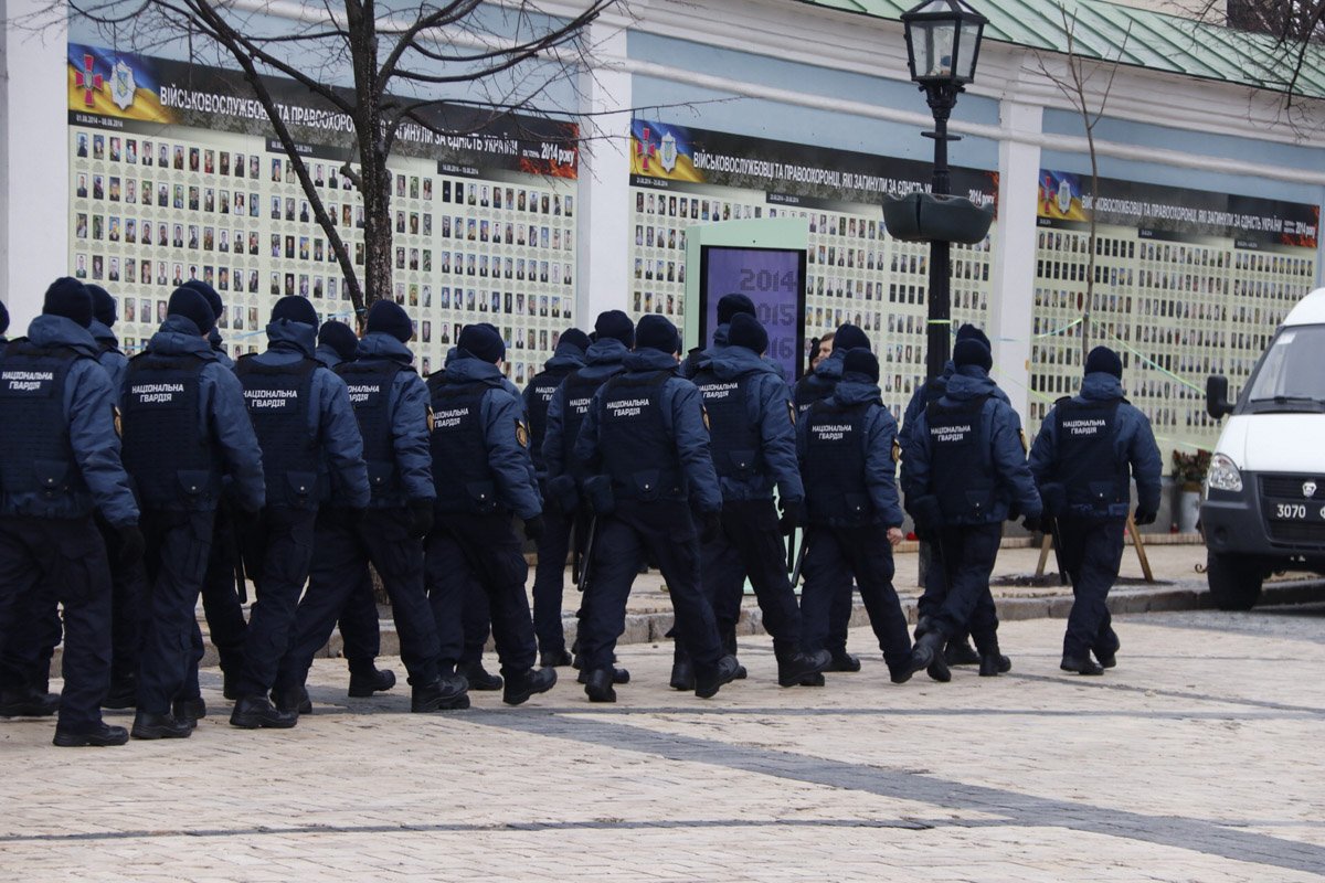 17 марта в центр Киева начали стягивать подразделения полиции