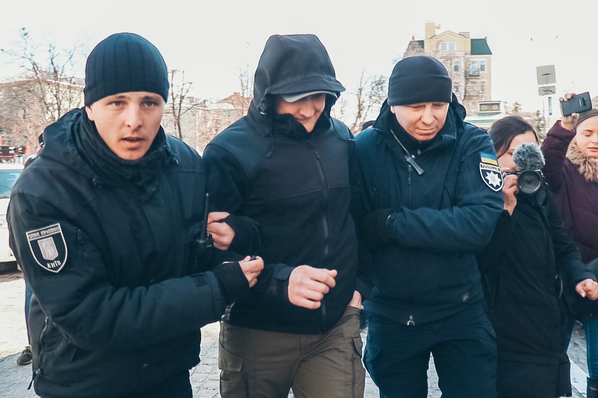 Одного из нападавших задержала полиция Одного из нападавших задержала полиция