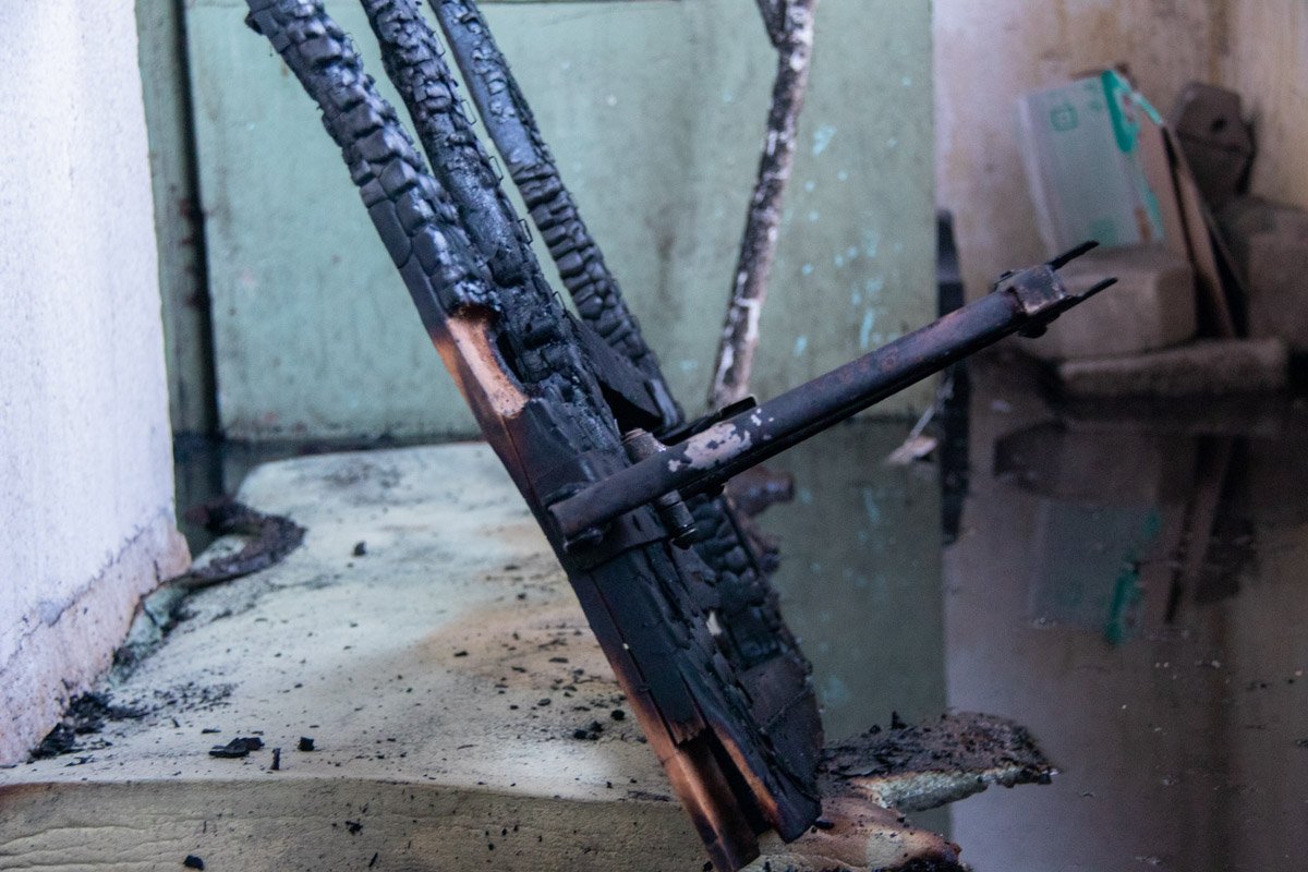 На тушение пожара у них ушло около 15 минут