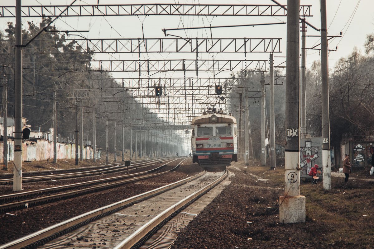 Инцидент произошел в километре от перрона