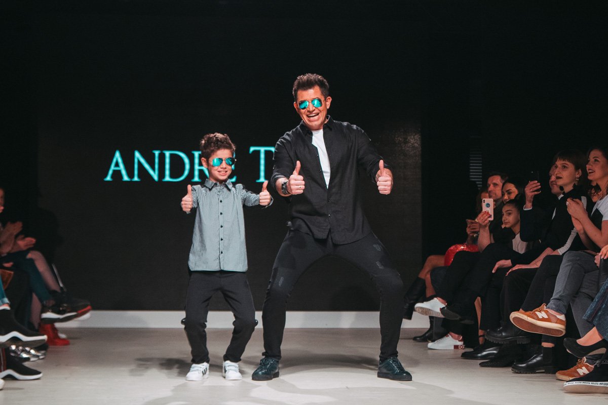 Андрей Джеджула с сыном Даниэлем