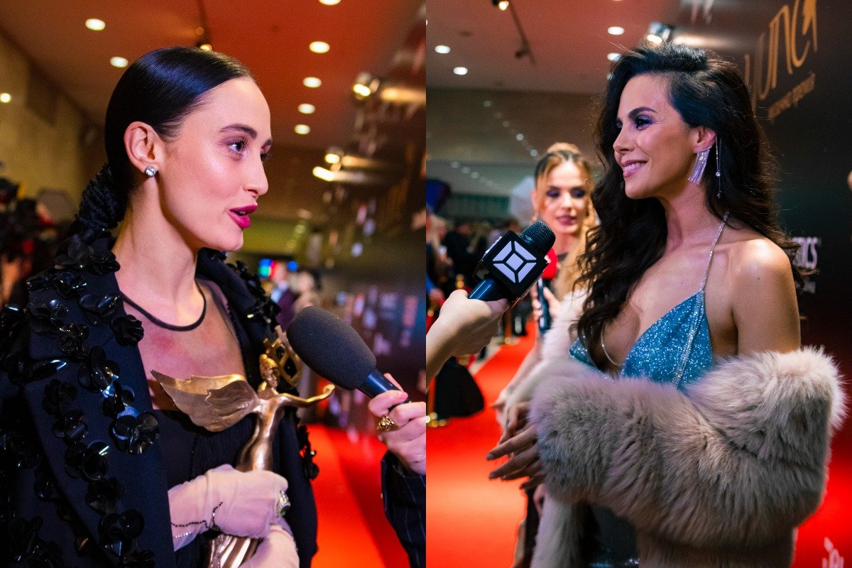 Алина Паш и Настя Каменских активно делились впечатлениями с журналистами Алина Паш и Настя Каменских активно делились впечатлениями с журналистами